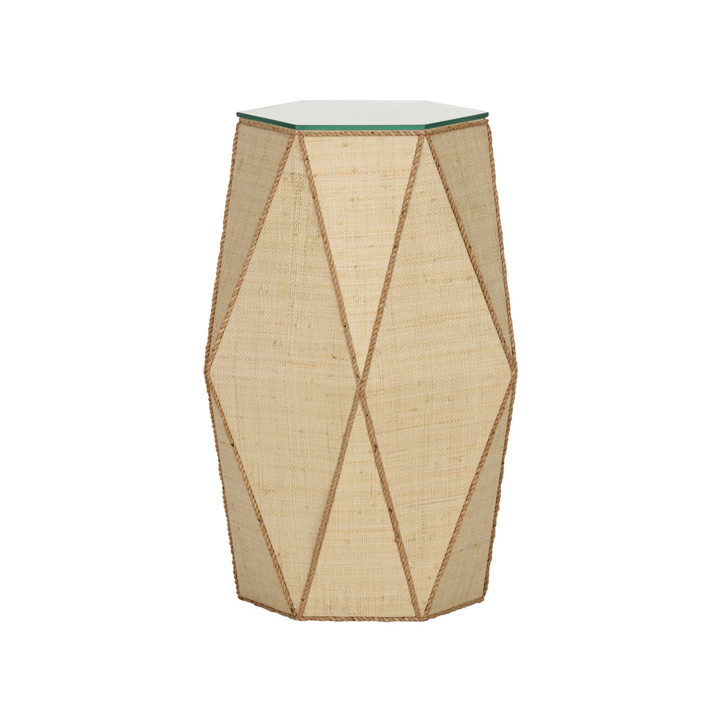 geometric drinks table