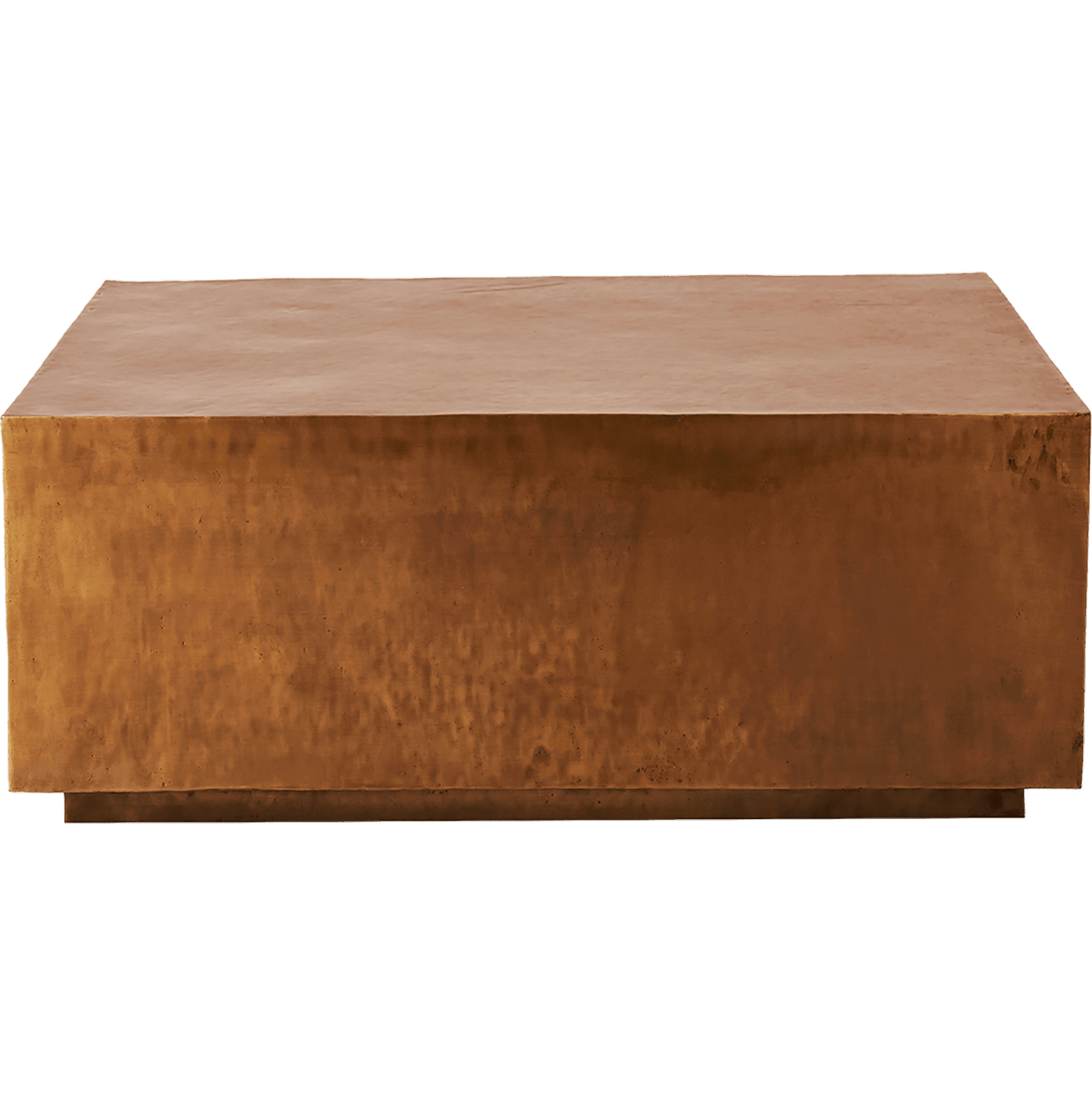 Square Antique Copper Coffee Table