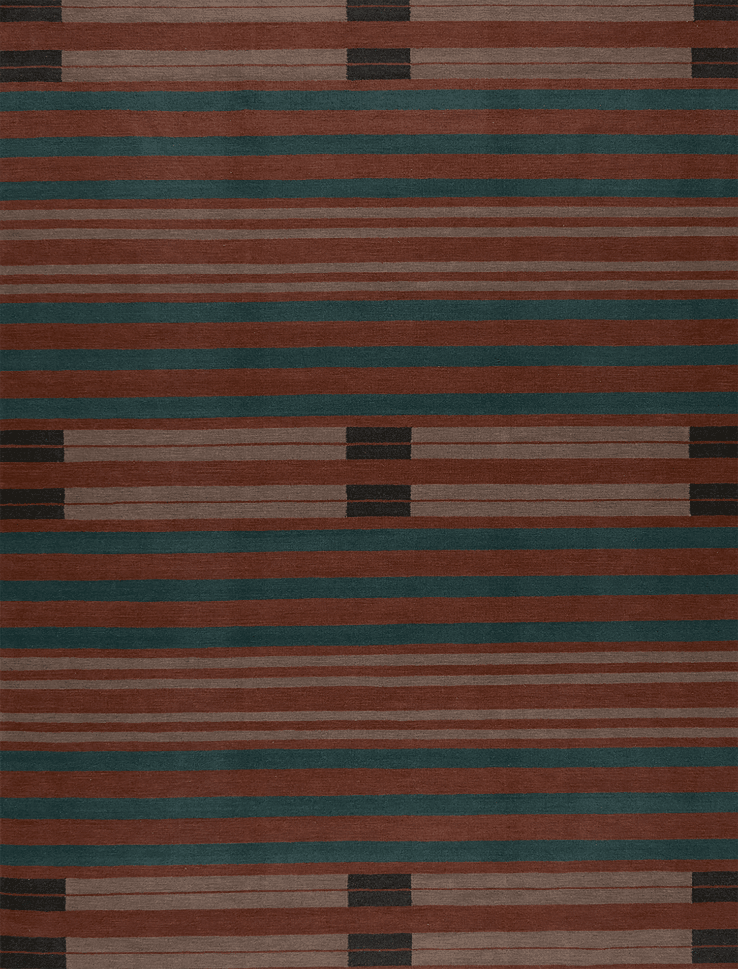 Gaucho Rug In Oxblood Multi With Alfredo Paredes