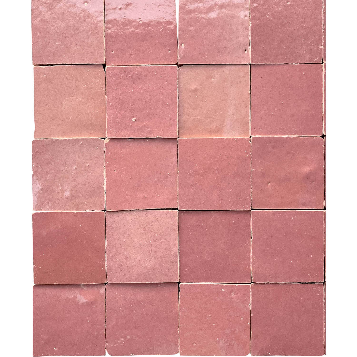 pink zellige tile