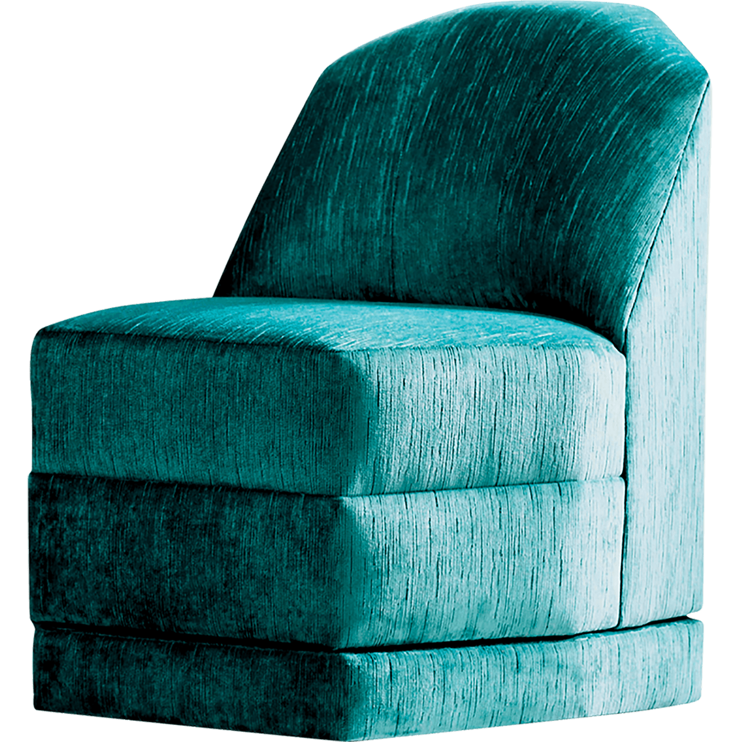 Hailey Swivel Chair In Atwood Teal