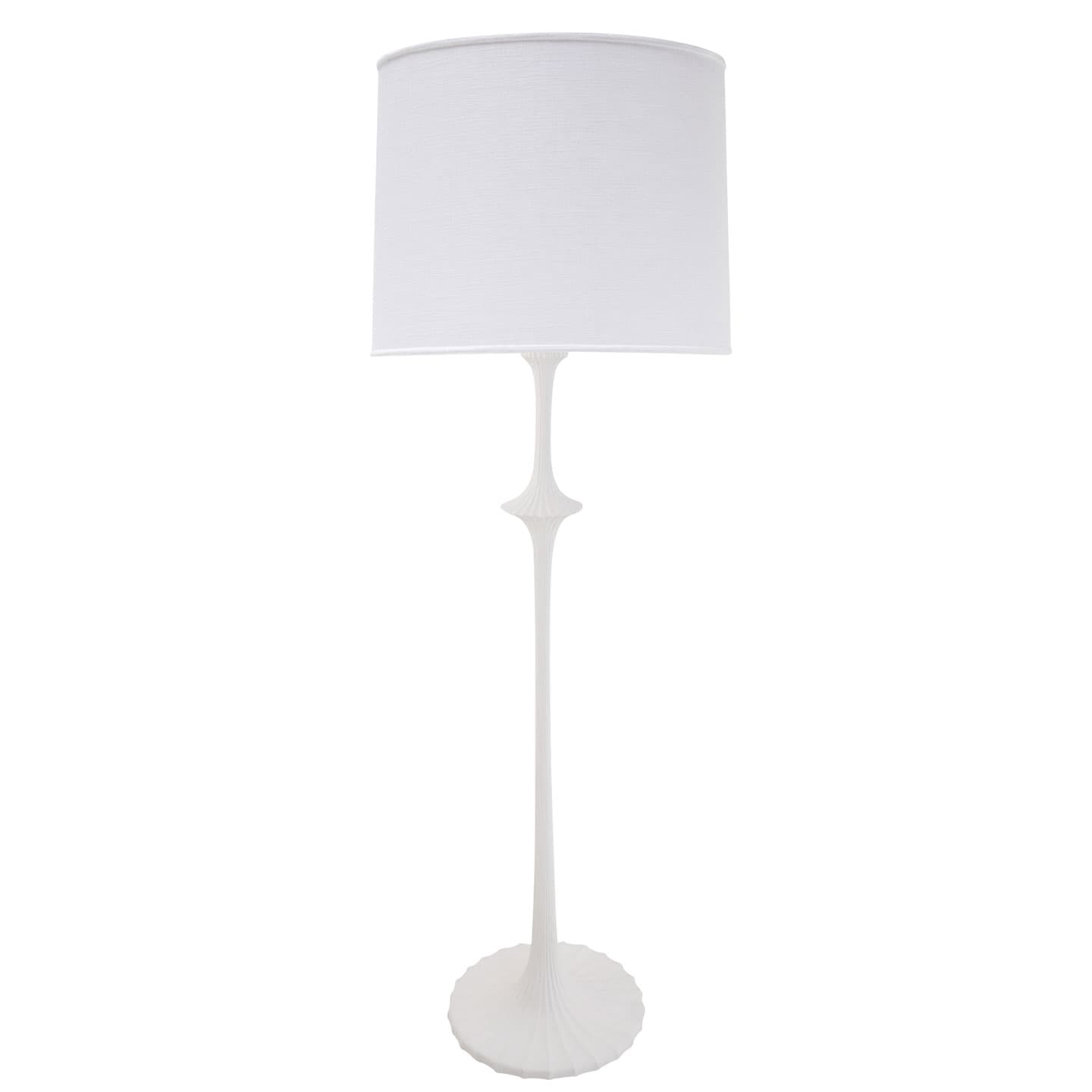 white floor lamp