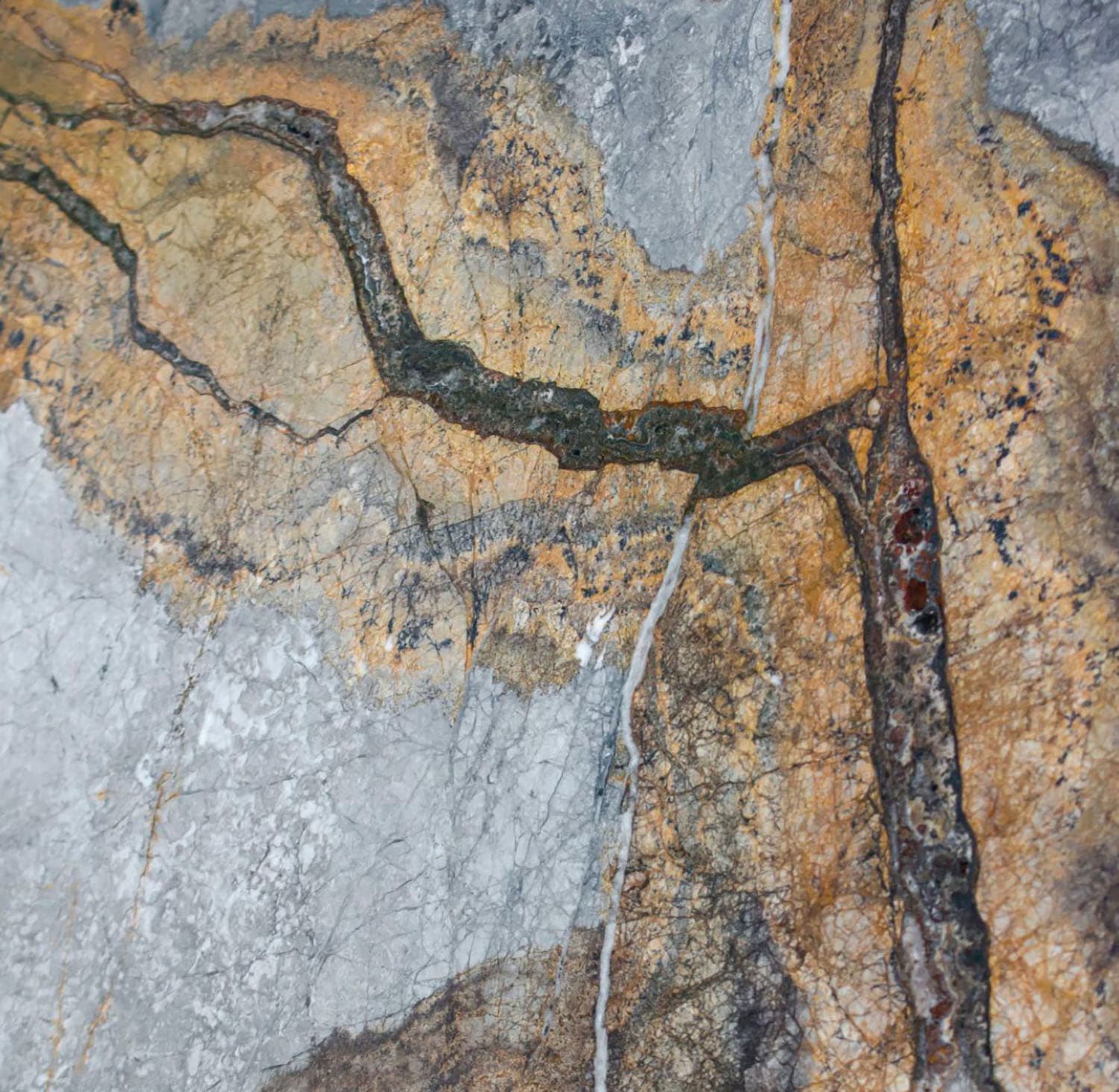 A slab of sunset marble.