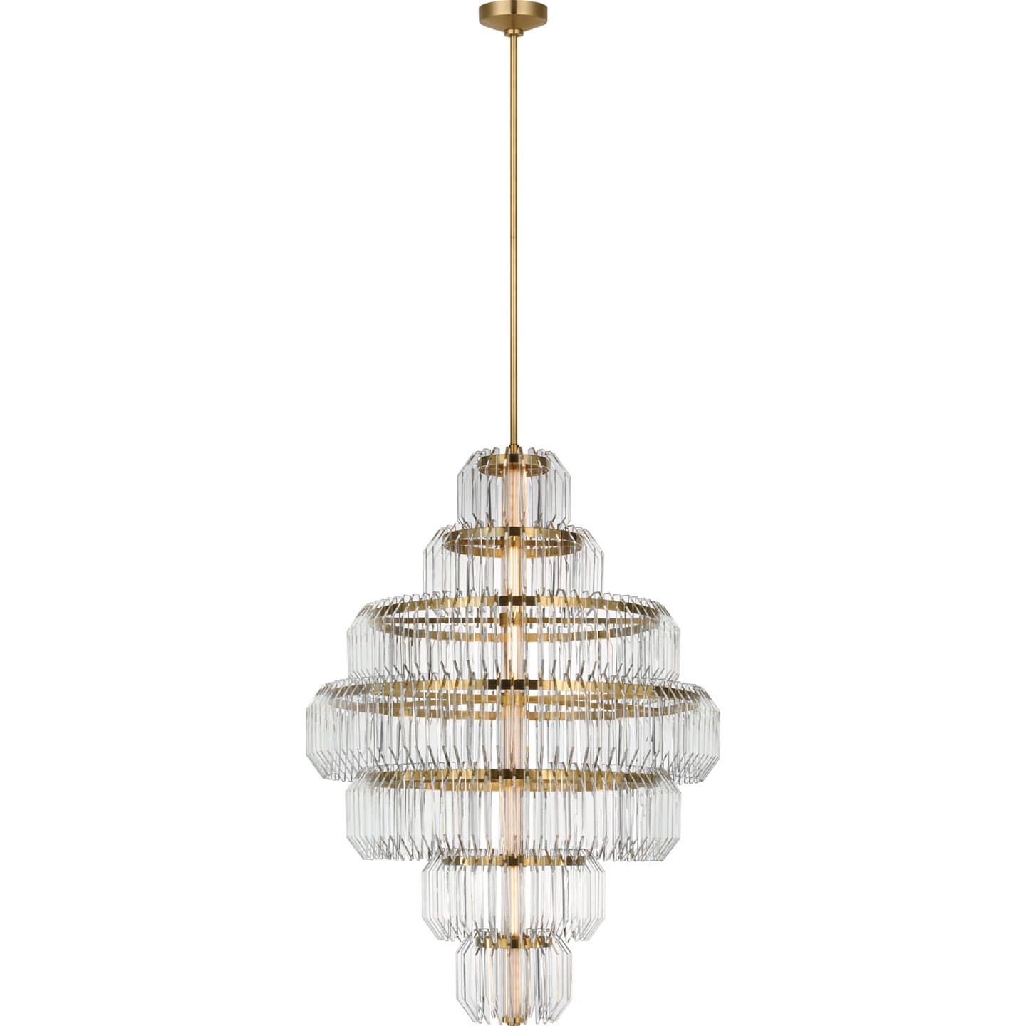 layered chandelier