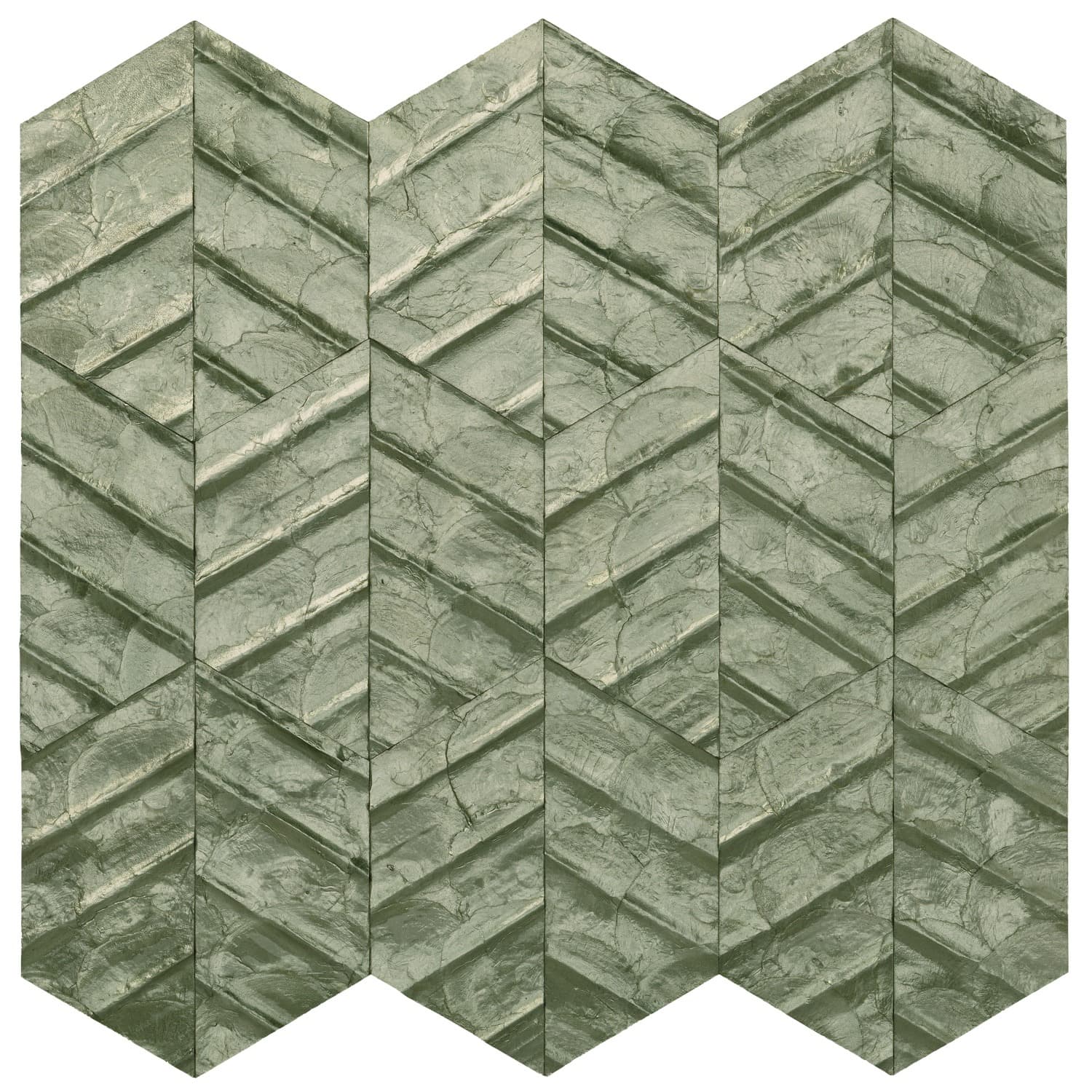 green textured wallcovering