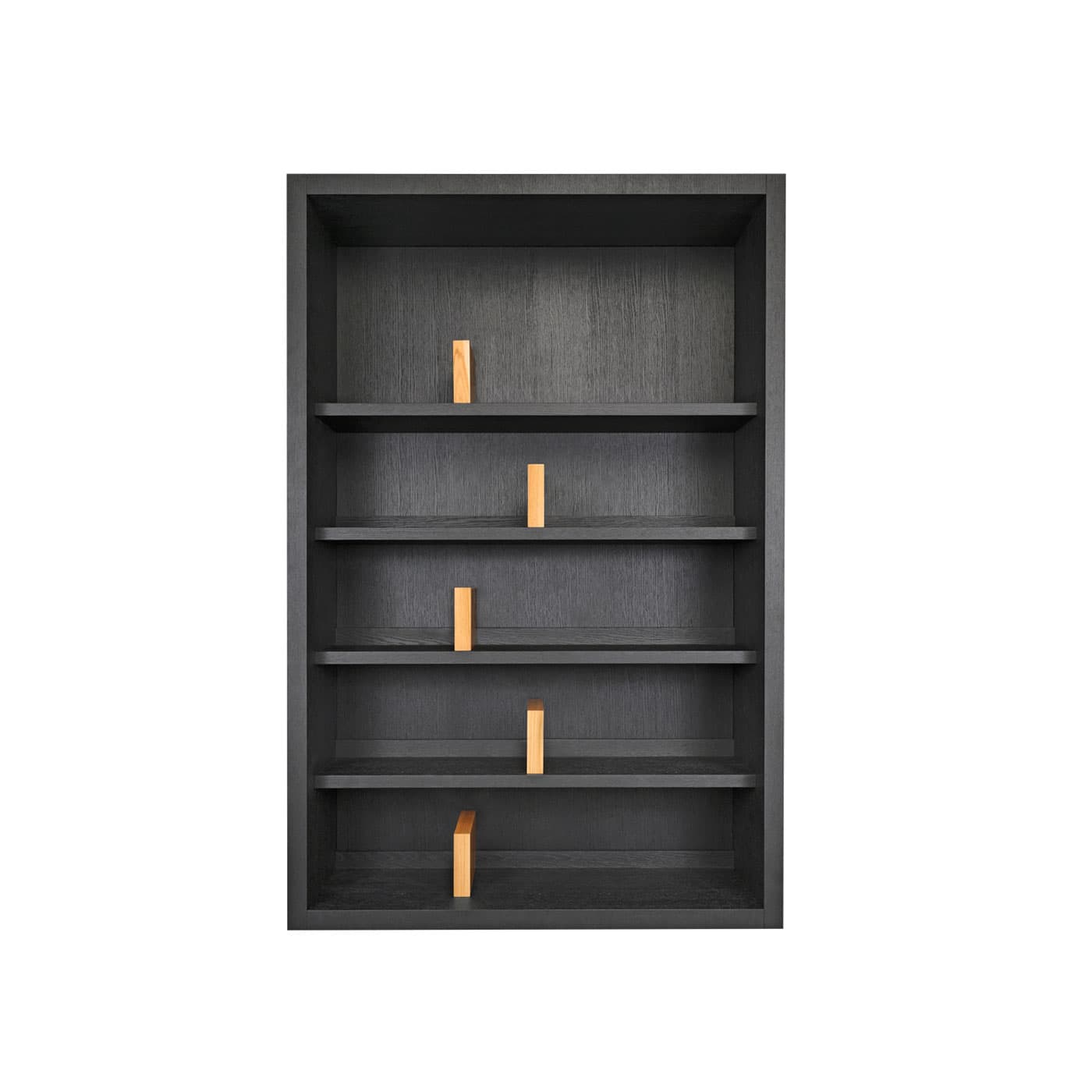 black bookcase