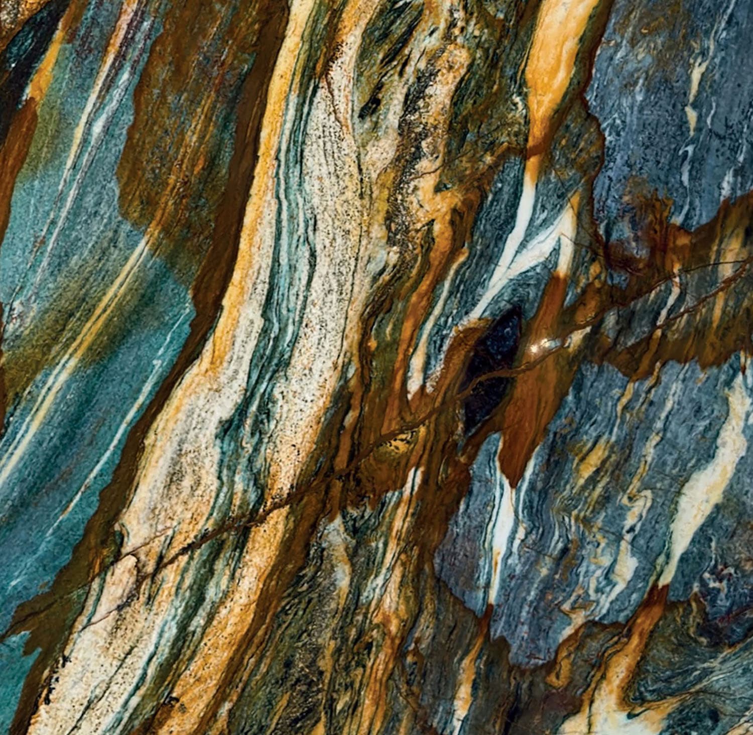 A slab of blue quartzite.