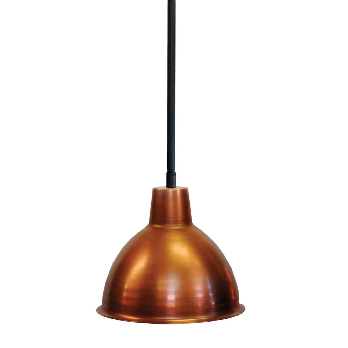 pendant light in brass