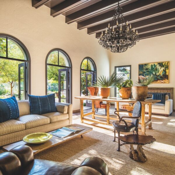 A Spanish Colonial Home Gets A Funky Makeover