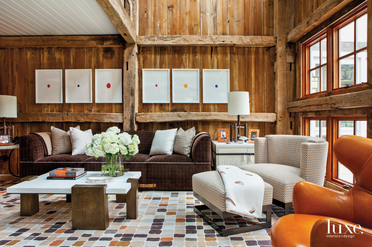 An 18th Century Hamptons Barn Goes Modern Luxe Interiors