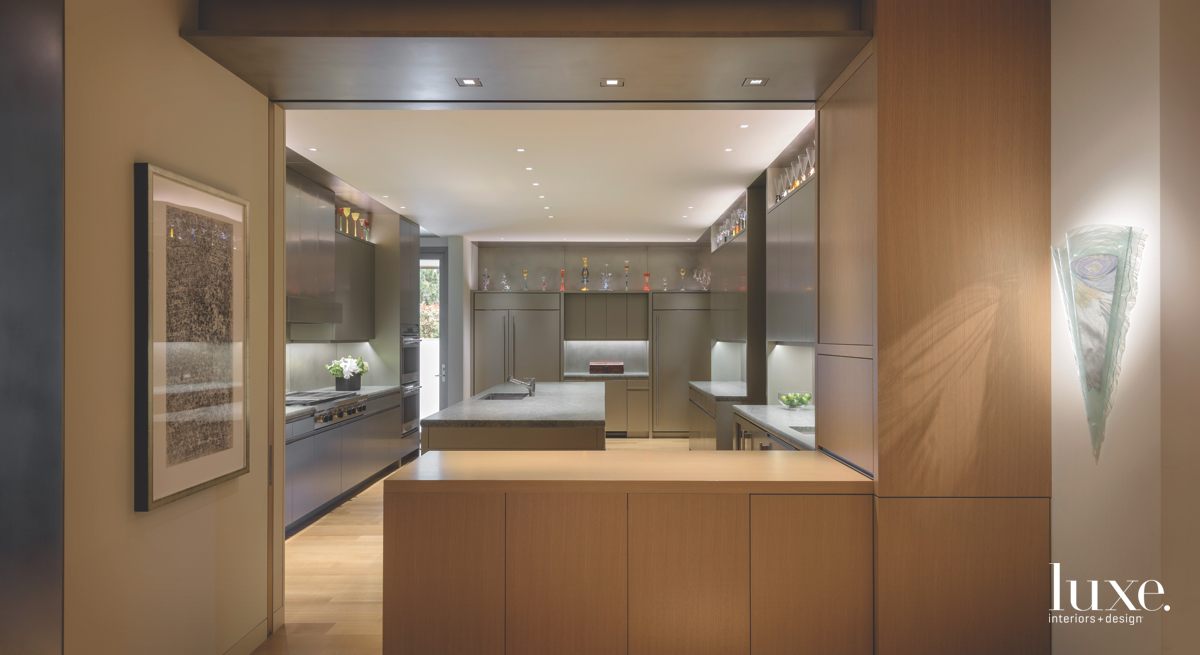 contemporary kitchen neutral minimal granite...