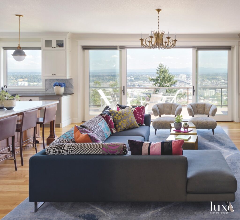 Color And Global Influences Imbue A Portland Home