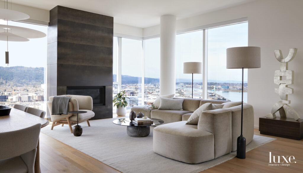 A Portland Penthouse Is Reimagined With Warm Neutrals