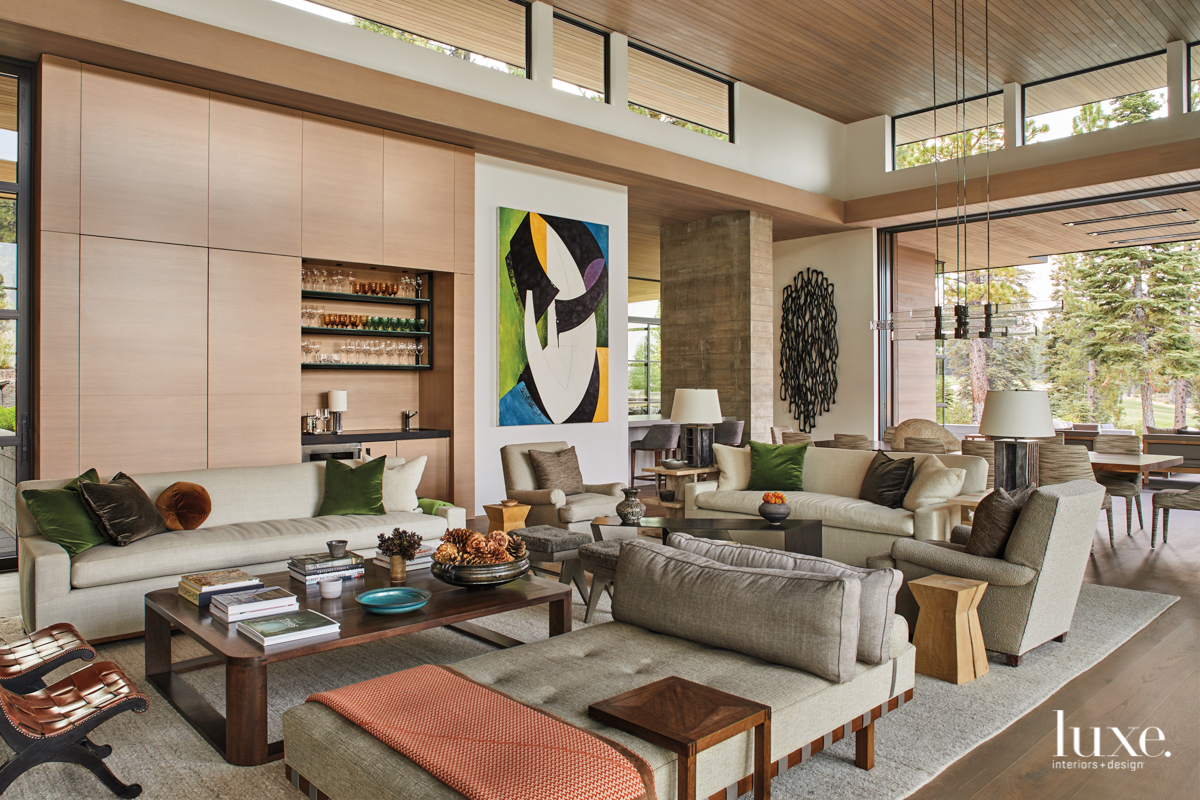 A Tahoe Area Vacation Home Is Designed For Gathering Luxe