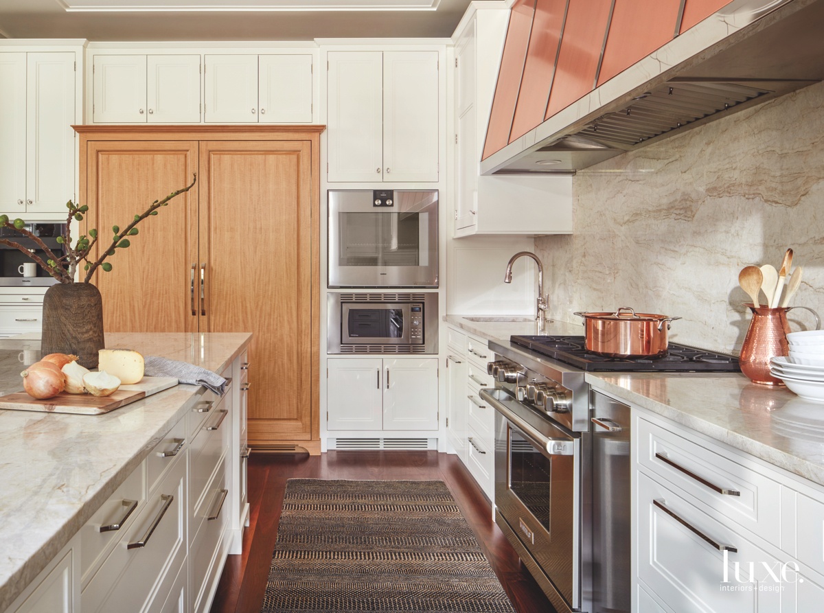 contemporary kitchen white-oak cabinets
