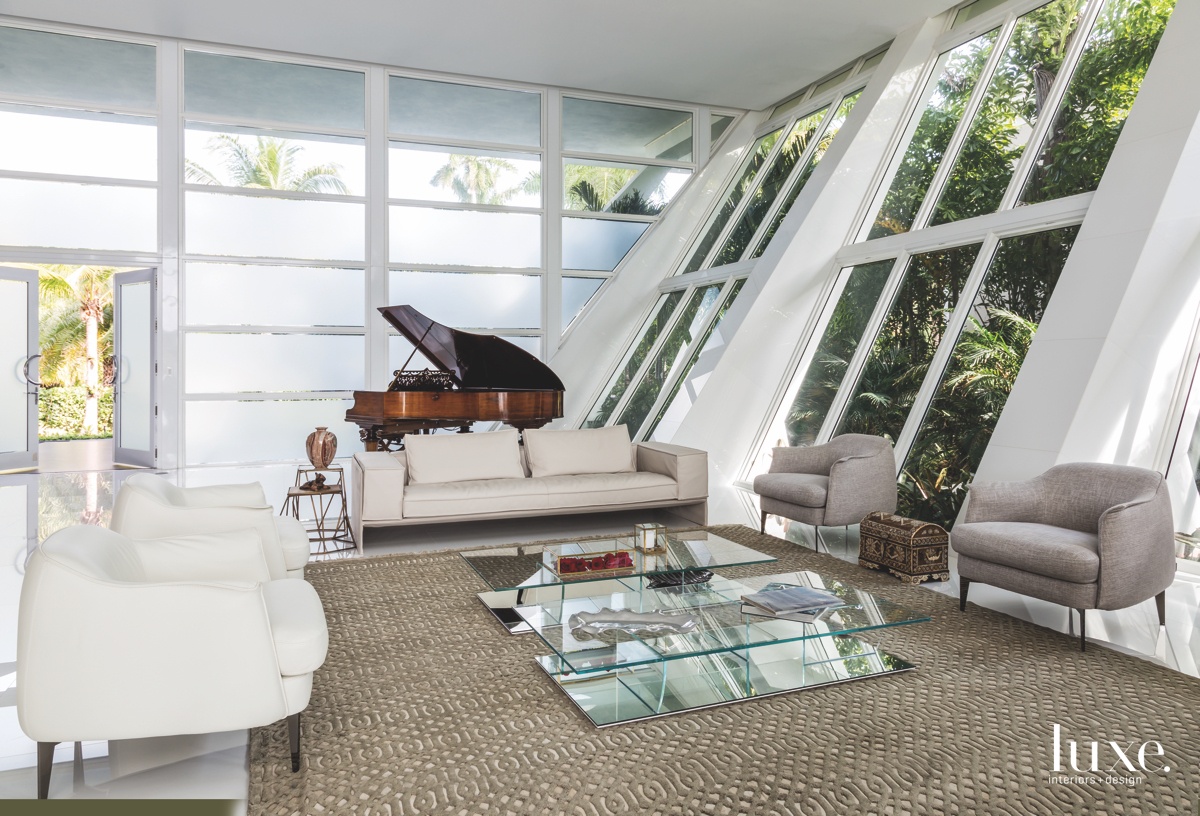 modern white neutral living room...