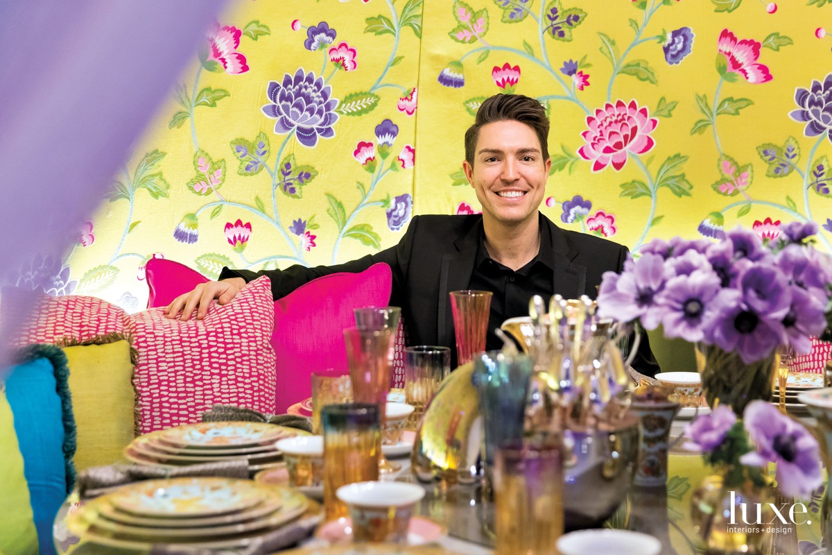 Behind Wesley Moon’s Playful Pod At DIFFA Event