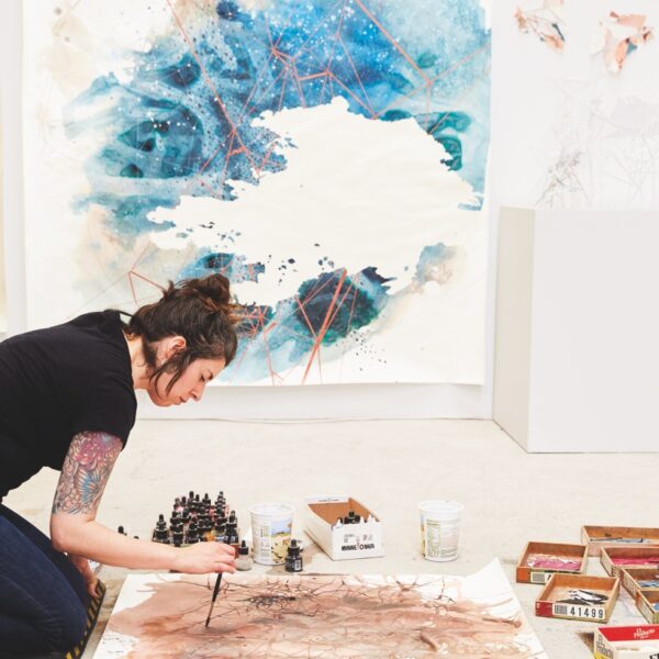 Val Britton Charts Her Own Path With Map-Inspired Art