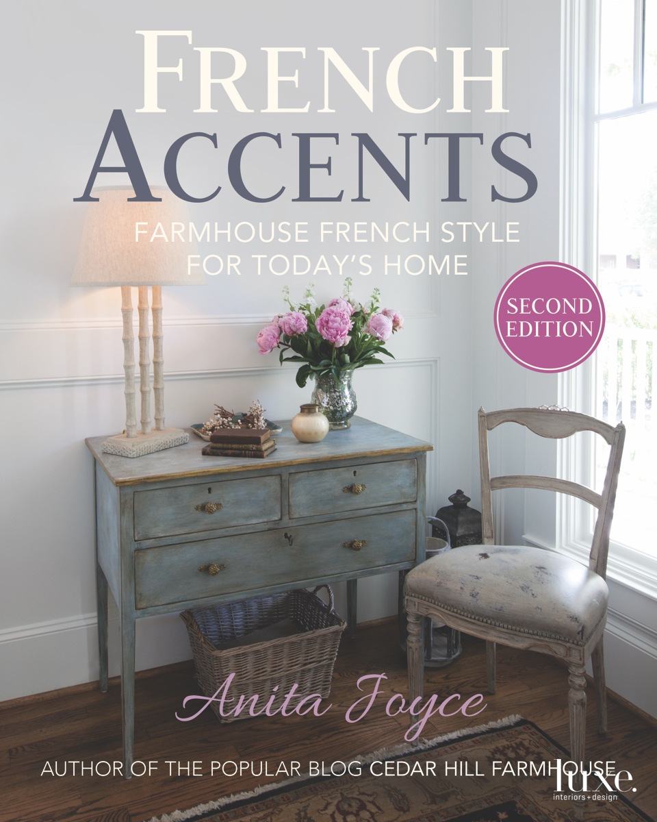 cover of French Accents book which covers Farmhouse french style in Texas homes 
