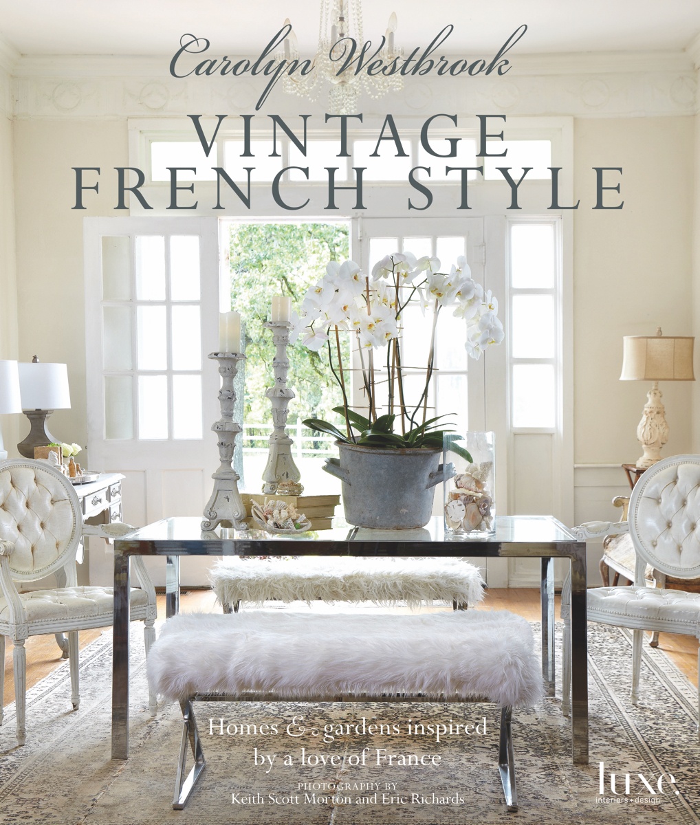 Vintage French Style design book cover by texas designer carolyn westbrook