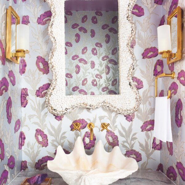 Inspiration For Making That Powder Room Pop