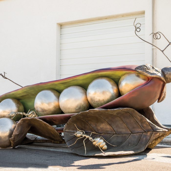 Susan Phipps Cochran's oversize insects come to life at the Robert St. Croix Sculpture Studio and Foundry