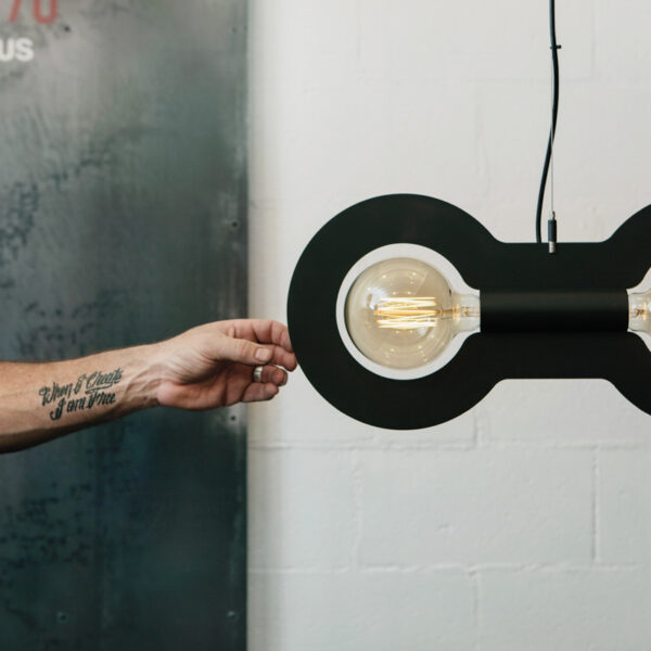 These All-Steel Light Fixtures Let The Bulbs Do The Shining
