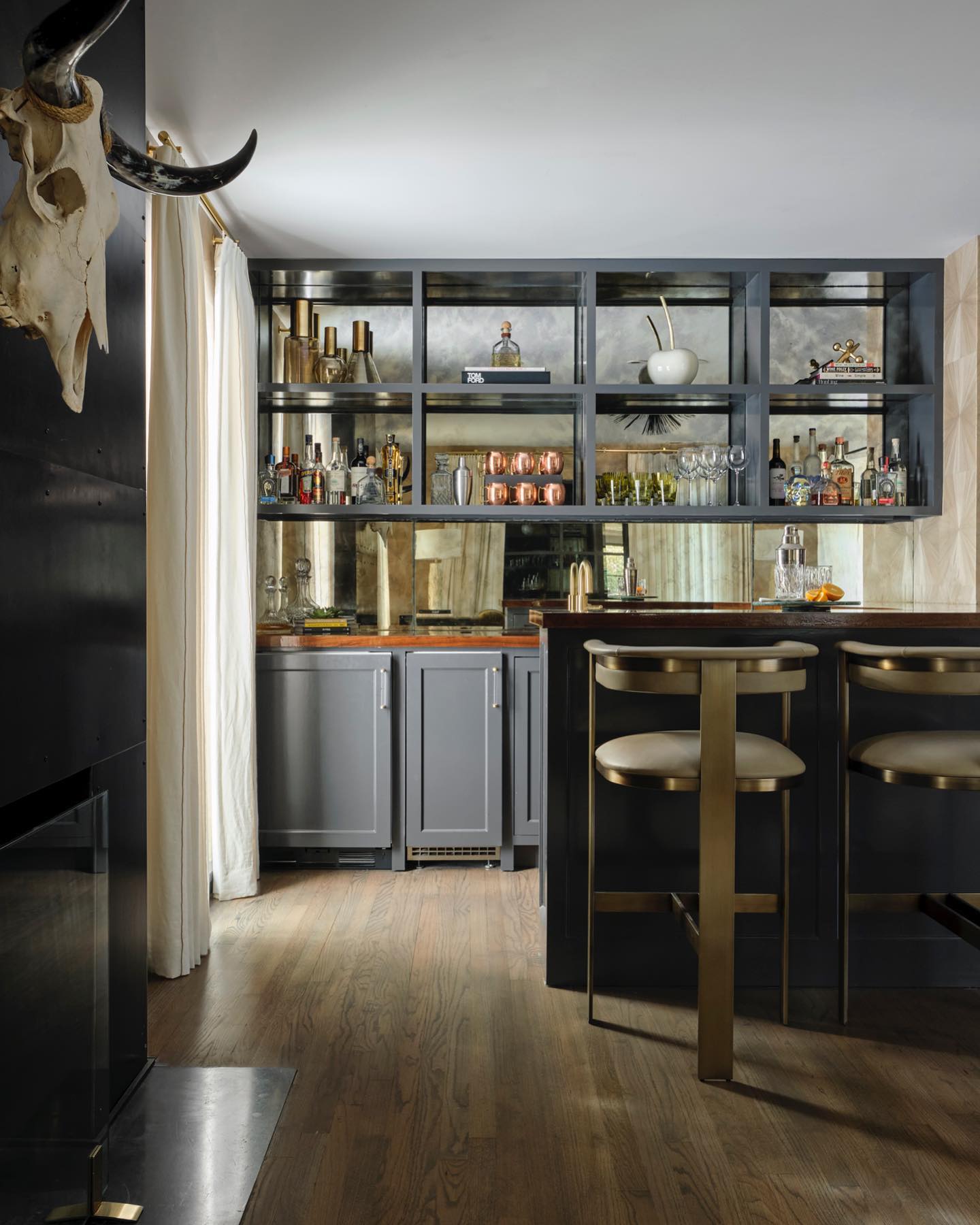 moody bar by barringer home with bar stools