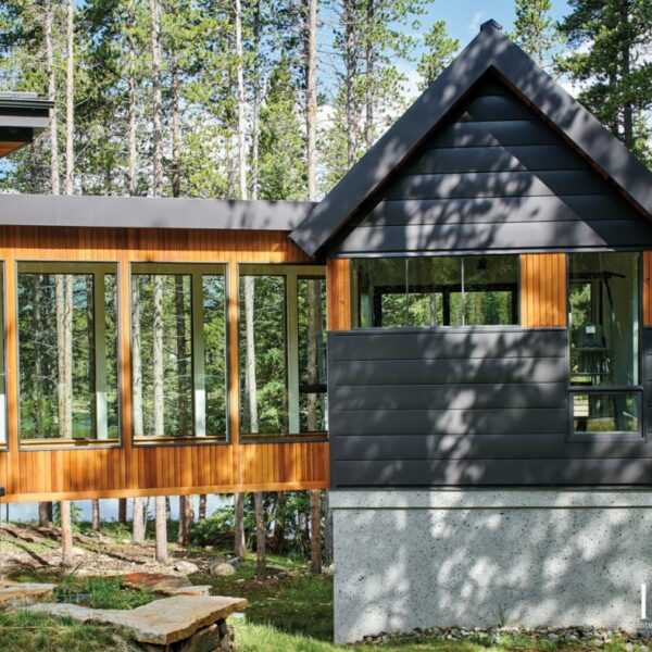 Kick Back And Relax At This Lakeside Retreat Amid The Rockies fitness studio exterior