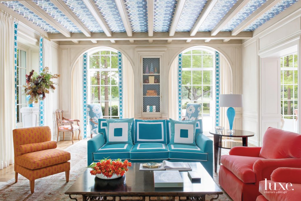 Splashes Of Color And Pattern Update A Dallas Abode