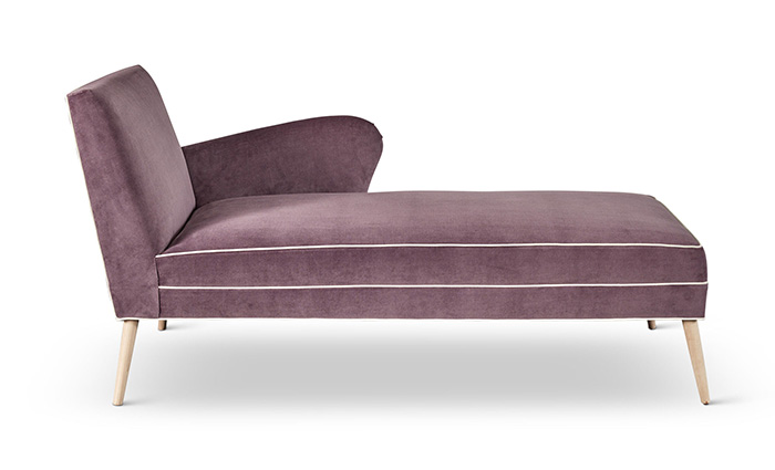 purple Frenchetti Chaise