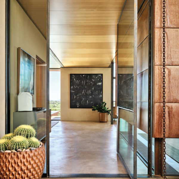 An Iconic Arizona Home’s Refresh Proves Sometimes All You Need Are The Right Pieces Entry with an artwork by Kikuo Saito that draws people in.