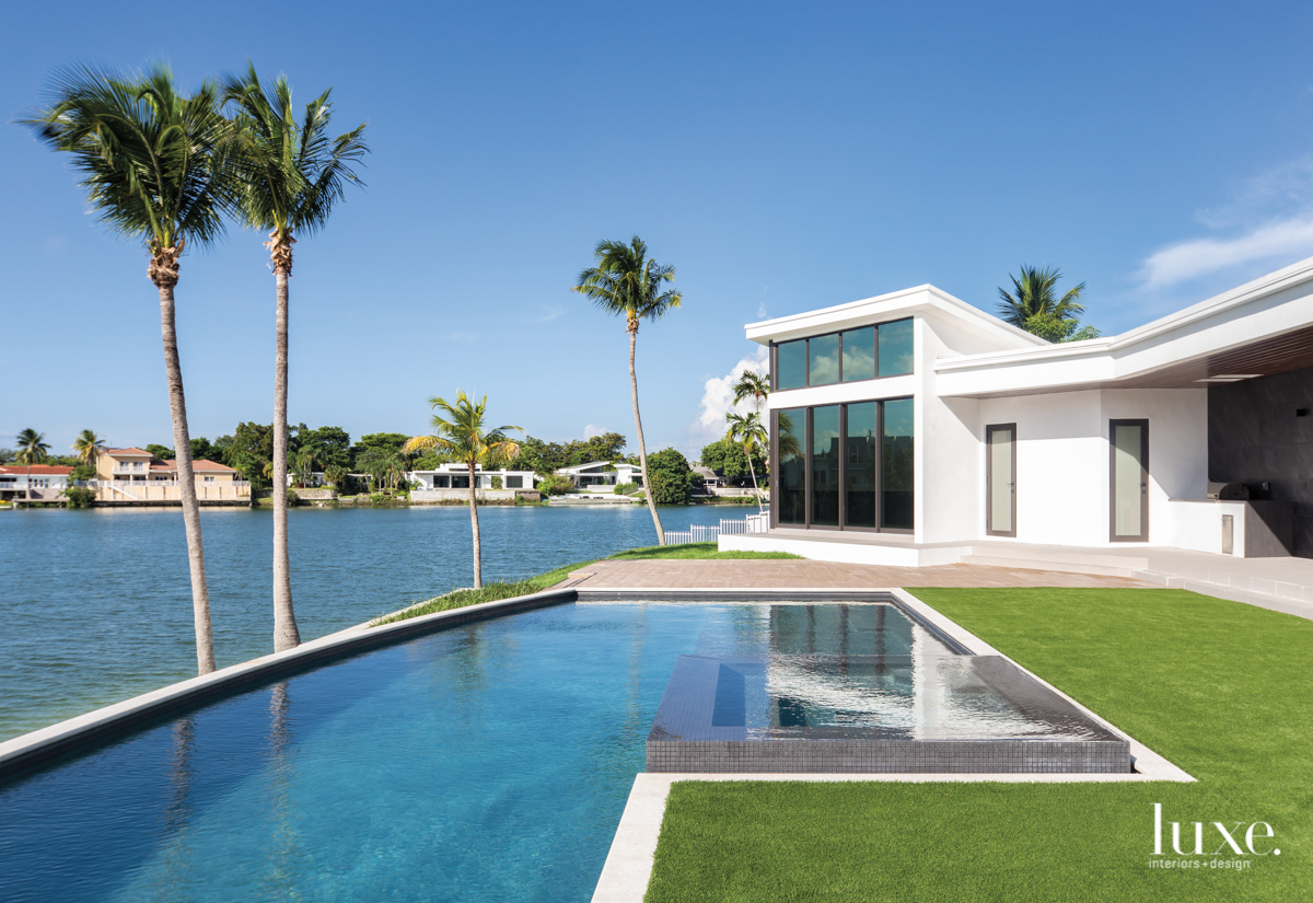 contemporary Miami pool