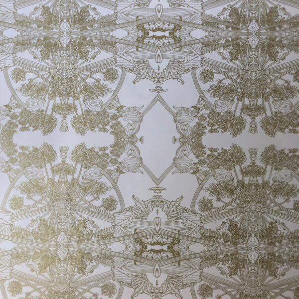 Glints Of Gold Mix With A Love Of Nature In Erica Tanov’s New Wallpaper Collection
