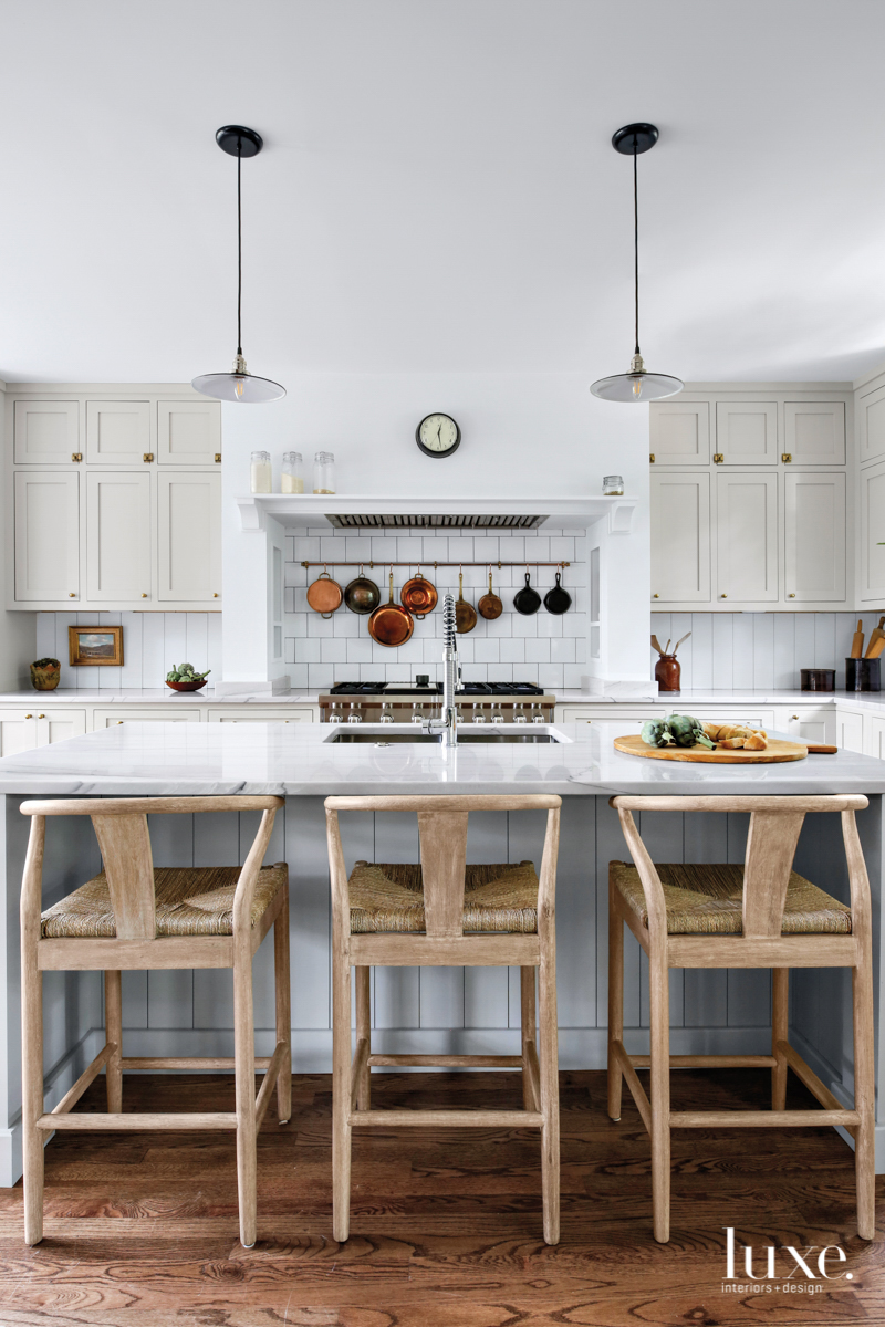 english country inspired white kitchen...