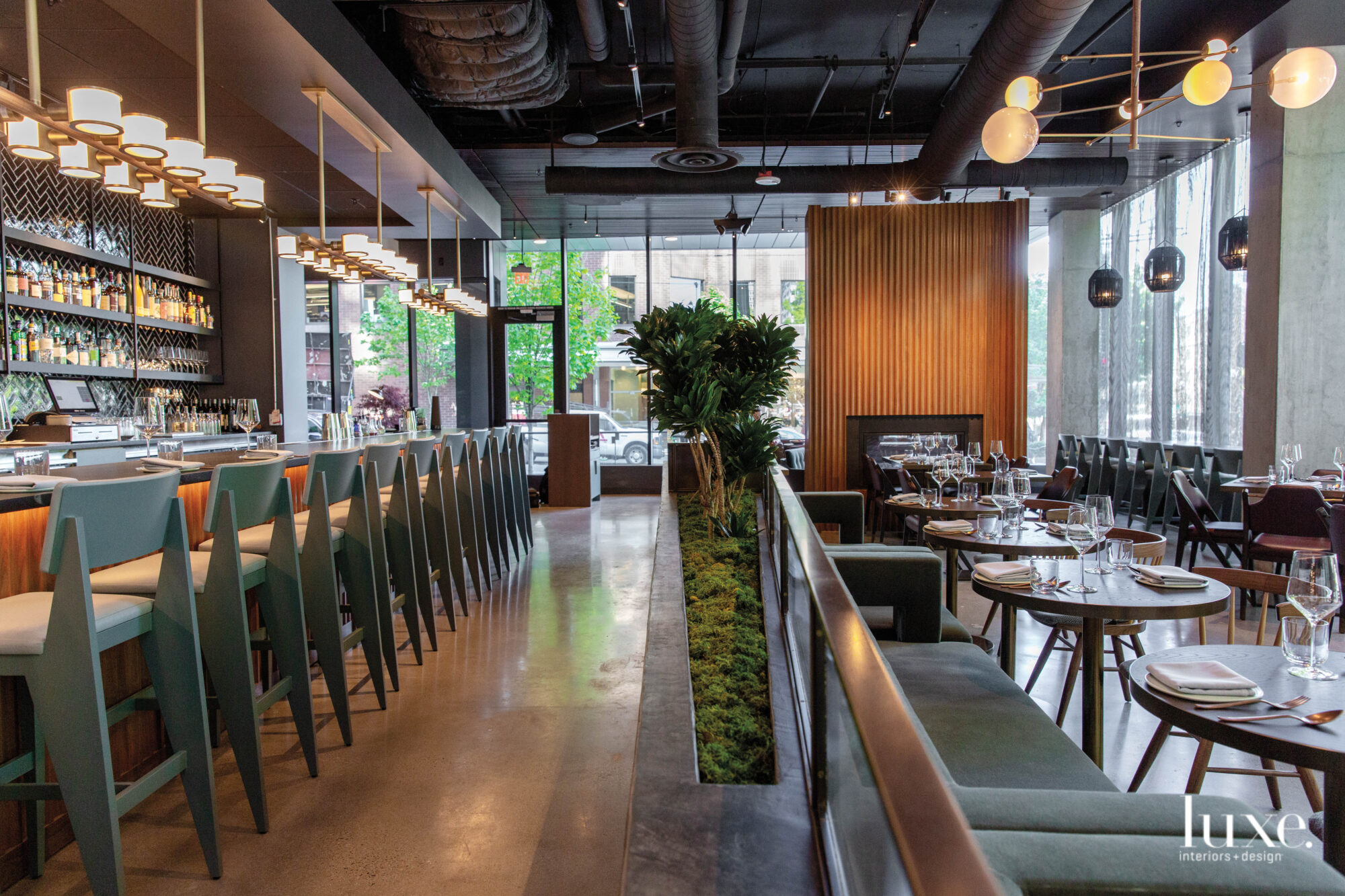 conversation seattle restaurant interior bar and table
