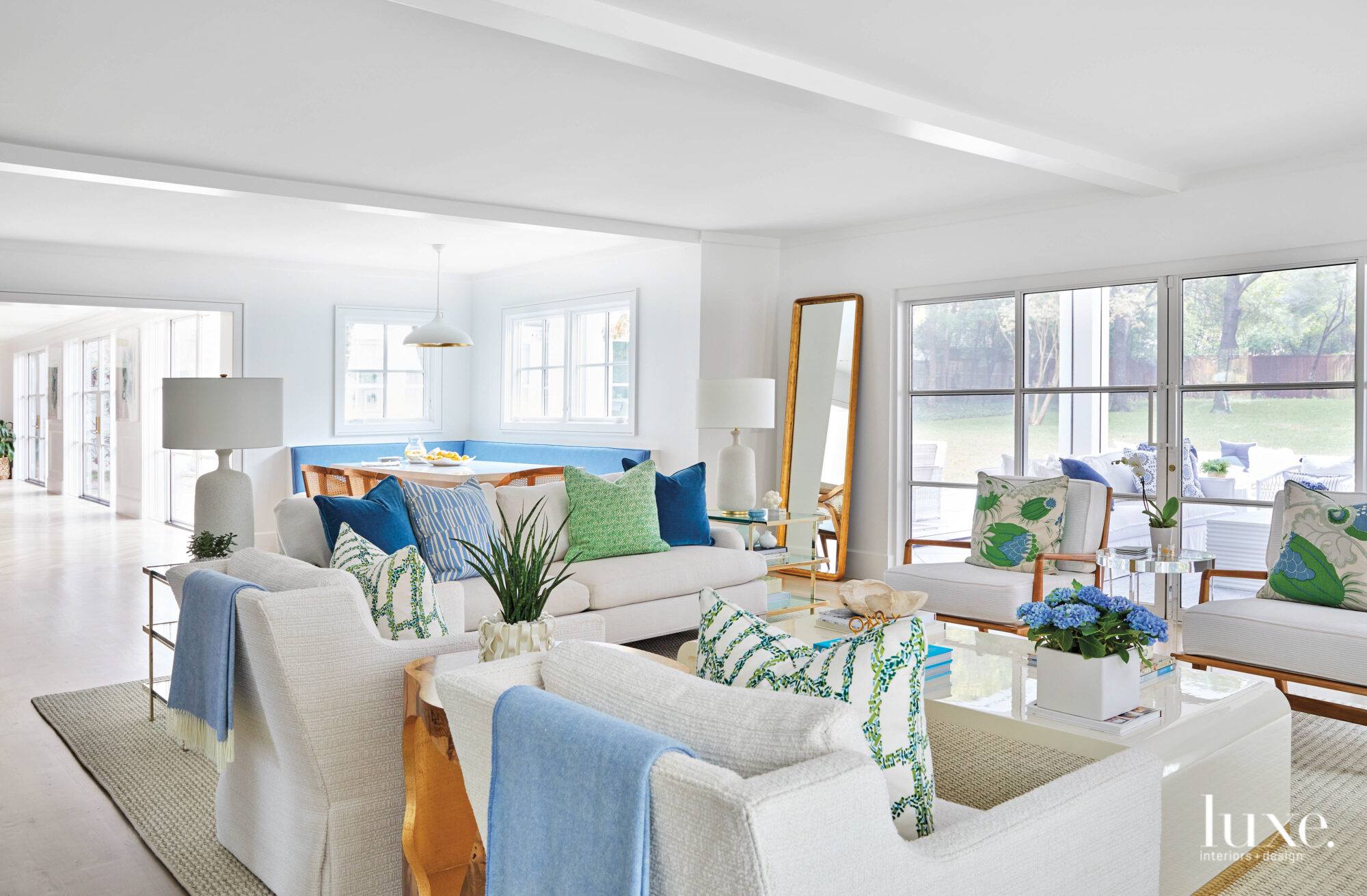 Bright and airy family room