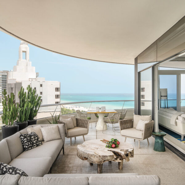 A Miami Beach Condo Balances Bold Interiors With Warm Tones