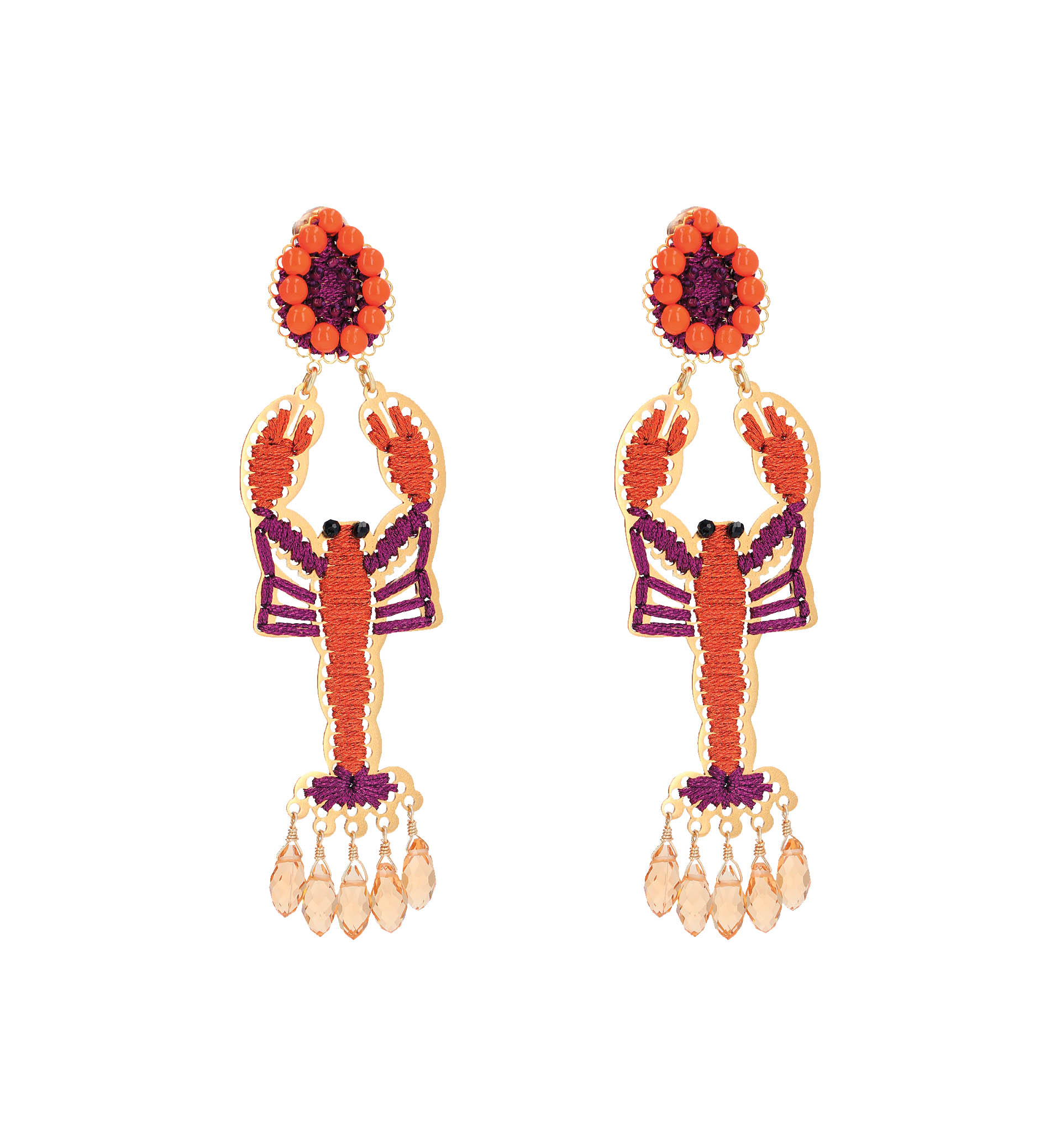 lobster earrings
