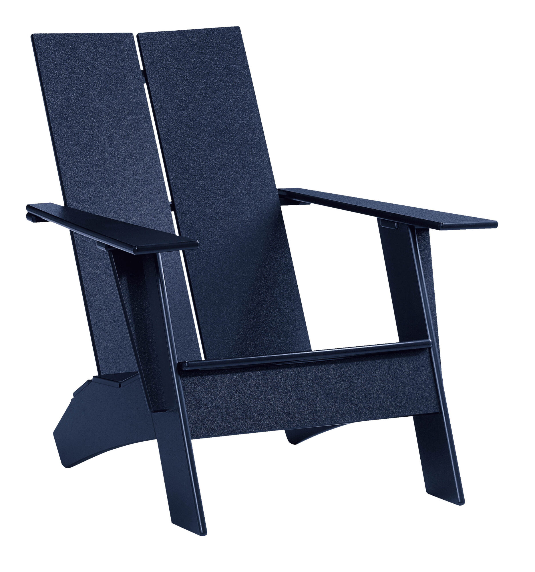 blue outdoor chair