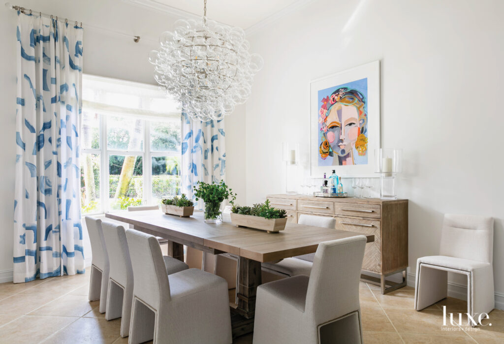Clean Lines & A Fresh Color Palette Give An Outdated Florida Home New Style
