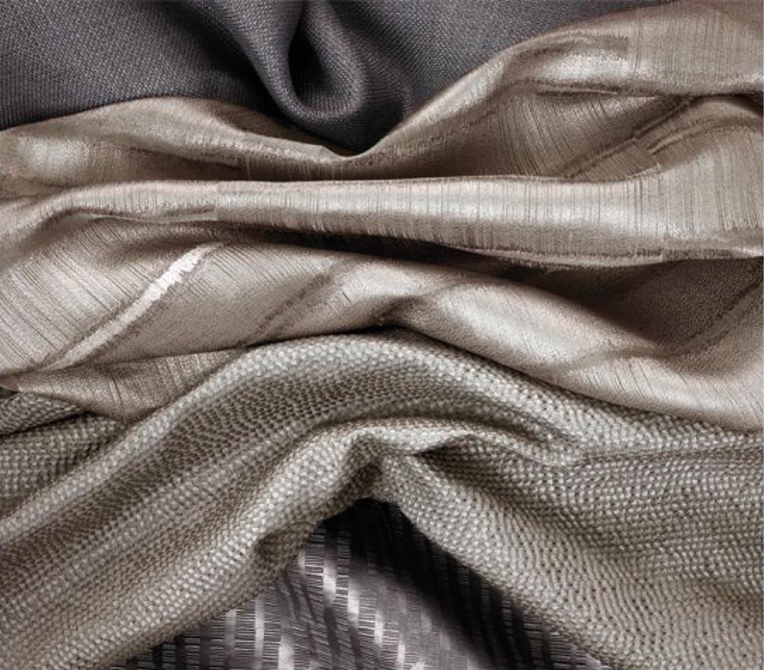 brown and gold fabric