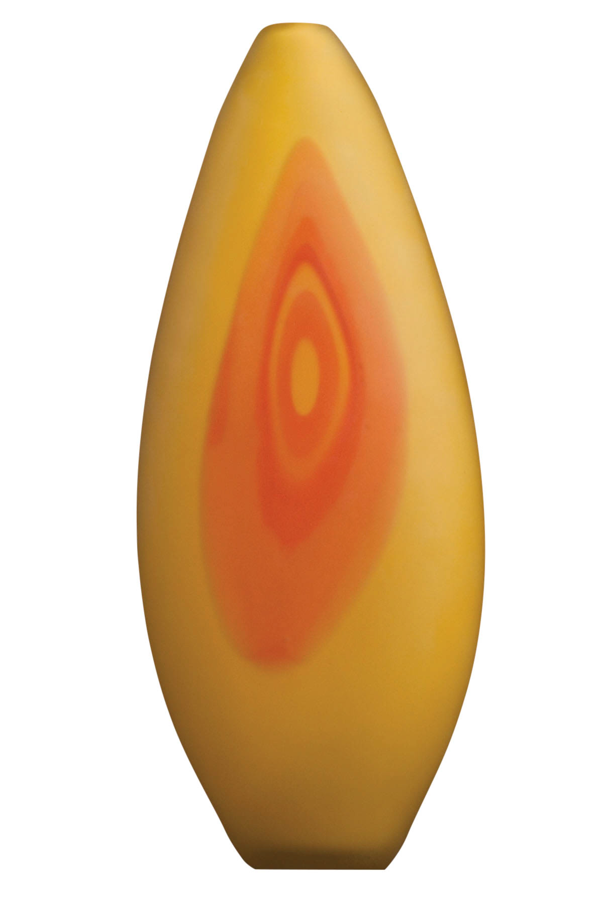 Ombre orange vase