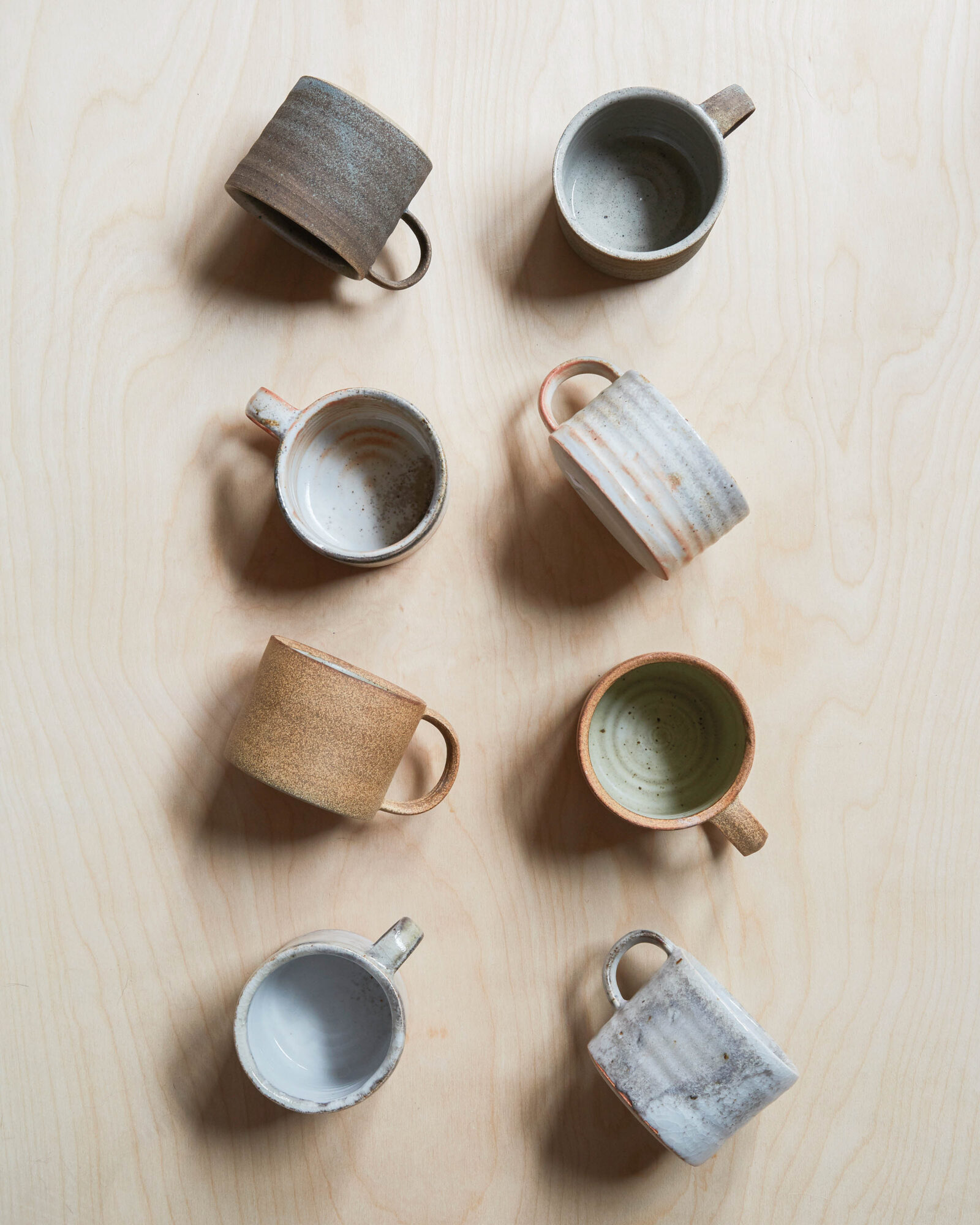Handcrafted mugs