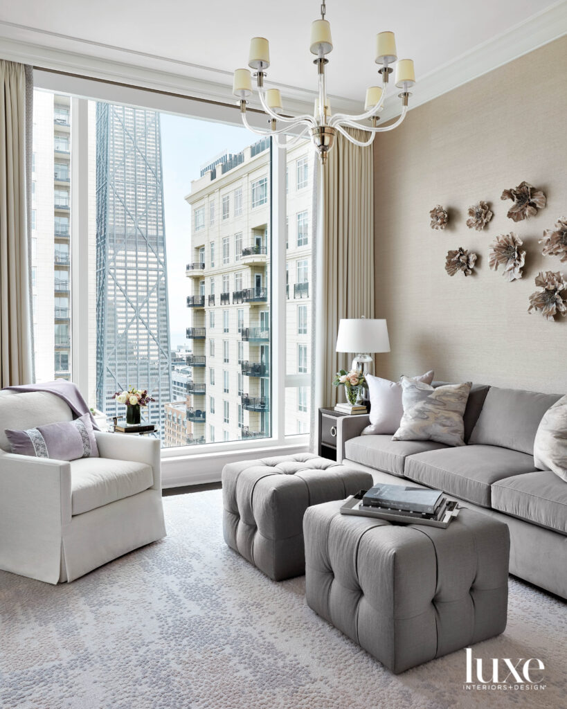 A Perfect Mix Of Neutrals Yields Ultra Luxe Interiors In Chicago