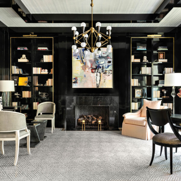 15 Rooms That Put Black Paint And Wallcoverings Front And Center