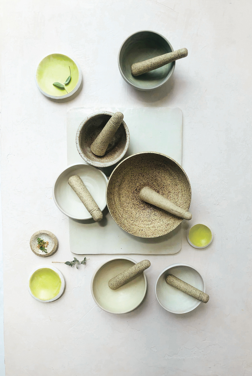 set of ceramic dishes