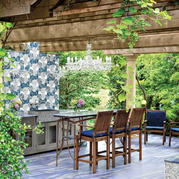 Behind The Beautiful Materials That Up The Ante Of This Outdoor Oasis