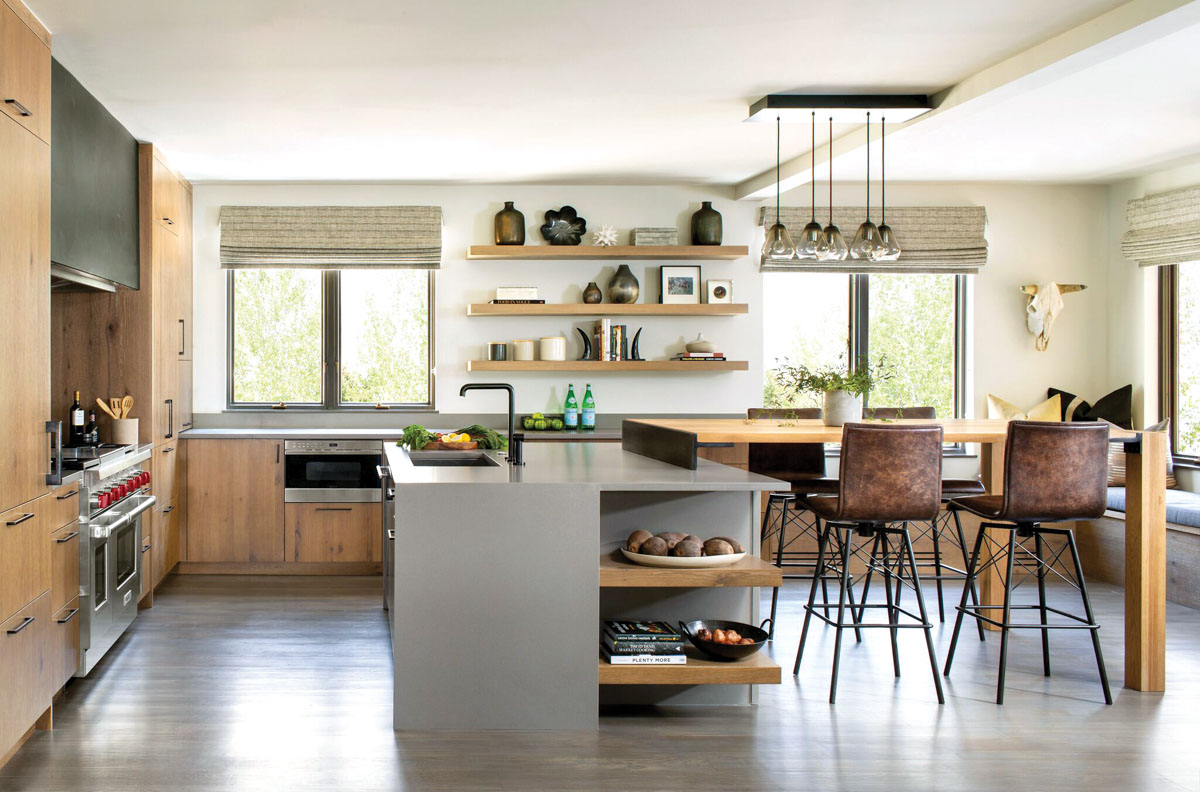 Kitchen design by Margaret Selzer of River + Lime