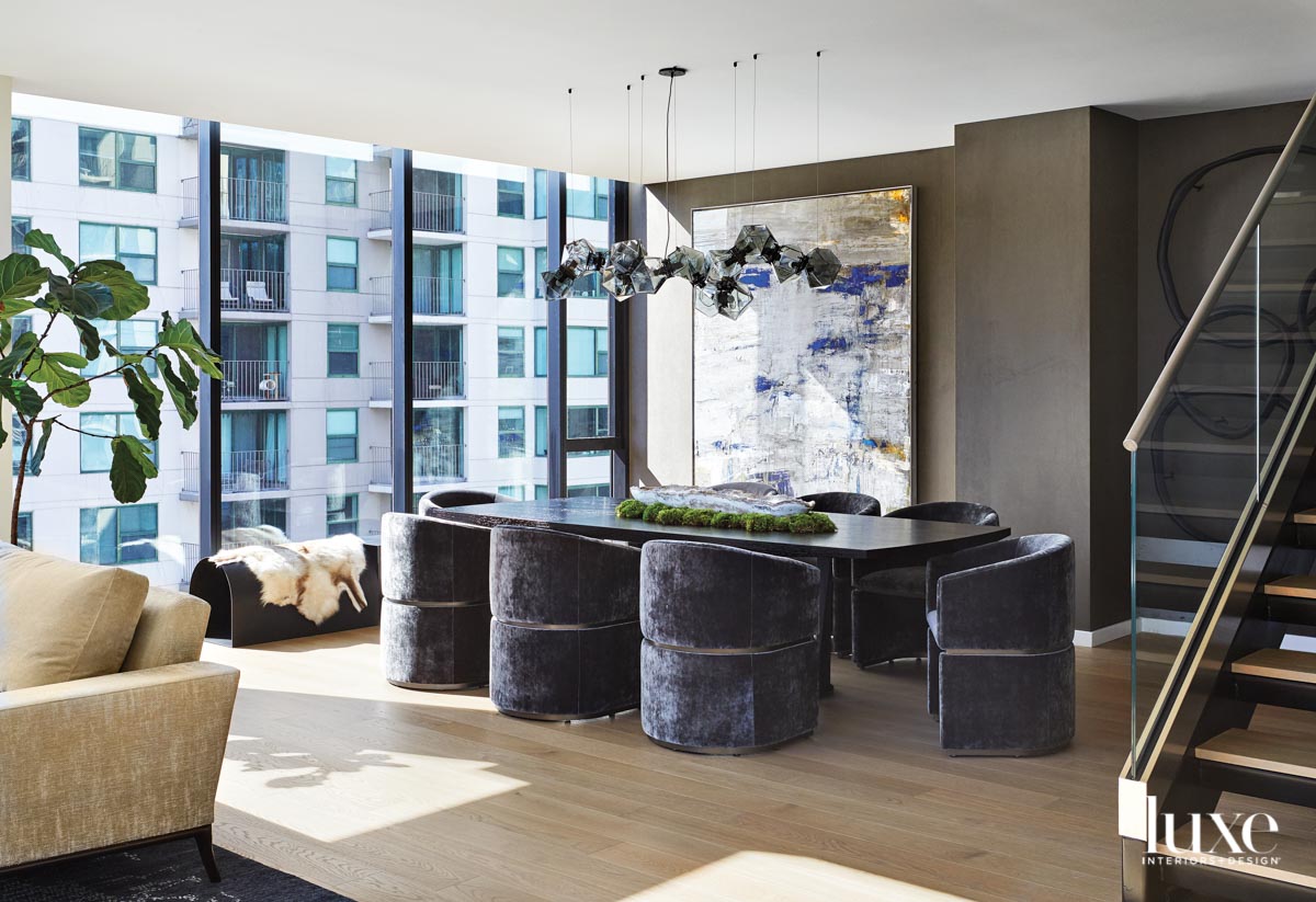 Modern Art And City Views Give A Posh Penthouse Serious Wow Factor